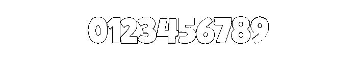 Shoping Ckeots Outline Font OTHER CHARS