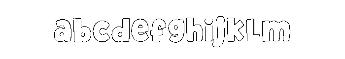 Shoping Ckeots Outline FONT