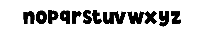 Shoping Ckeots Font LOWERCASE