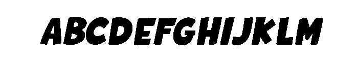 ShopingCkeots-Italic Font UPPERCASE