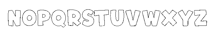 ShopingCkeotsOutline Font UPPERCASE