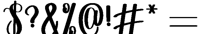 Shopping Christmas Font OTHER CHARS