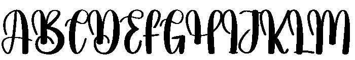 Shopping Christmas Font UPPERCASE