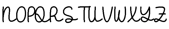 Shortcake Strawberry Script Font UPPERCASE