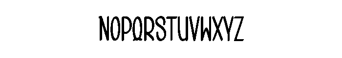 Shorthand Beach Font UPPERCASE