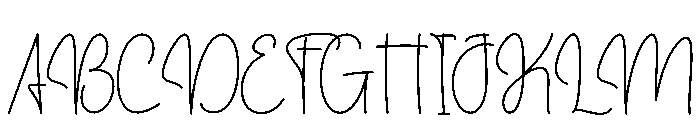 Shoulmate Font UPPERCASE