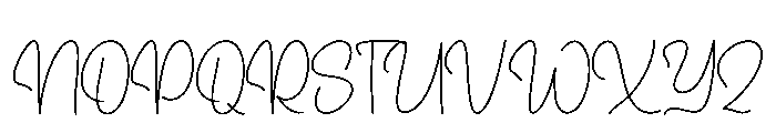 Shoulmate Font UPPERCASE