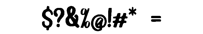 Shovelnose_Guitar Font OTHER CHARS
