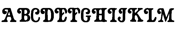 Shovelnose_Guitar Font UPPERCASE