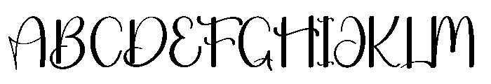 Shunshine Beautiful Font UPPERCASE
