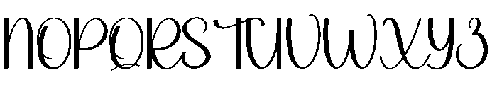 Shunshine Beautiful Font UPPERCASE