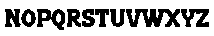 Shusha Font UPPERCASE