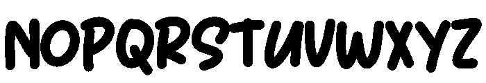 Shushi Font UPPERCASE