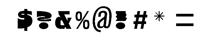 Shyim Regular Font OTHER CHARS