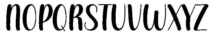Shylia Font UPPERCASE