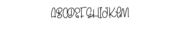 Shyrly Quality Font UPPERCASE