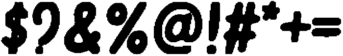 SHAKALA Bold otf (700) Font OTHER CHARS