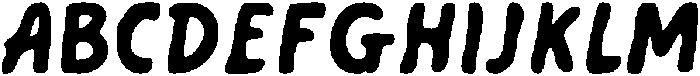 SHAKALA Bold otf (700) Font UPPERCASE