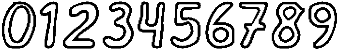 SHAKALA Outline otf (400) Font OTHER CHARS