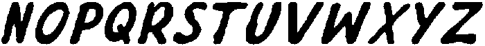 SHAKALA Regular otf (400) Font LOWERCASE