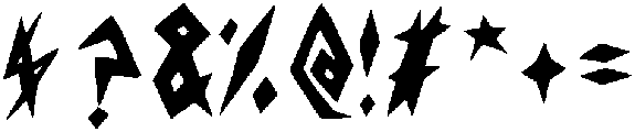SHARP Regular otf (400) Font OTHER CHARS