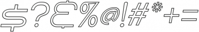 SHARY LINE italic Regular otf (400) Font OTHER CHARS
