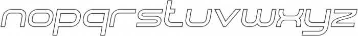 SHARY LINE italic SemiBold otf (600) Font LOWERCASE
