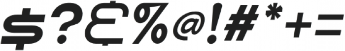 SHARY italic UltraBold otf (700) Font OTHER CHARS