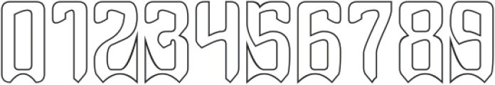 SHINOBI-Hollow otf (400) Font OTHER CHARS