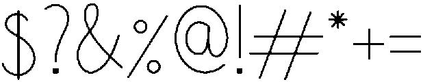 SHUNSINE Regular otf (400) Font OTHER CHARS