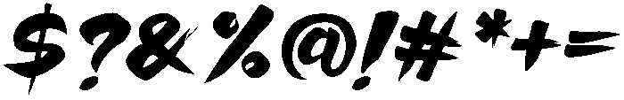 SHURIKEN Regular otf (400) Font OTHER CHARS