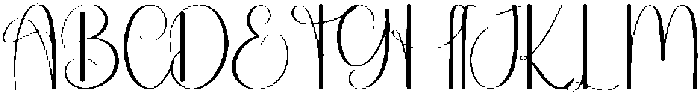 Shabby Regular otf (400) Font UPPERCASE