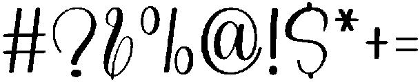 Shabby Regular otf (400) Font OTHER CHARS