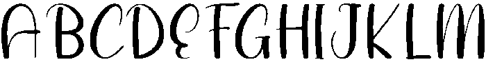 Shabby Regular otf (400) Font UPPERCASE