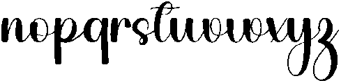 Shabby Regular otf (400) Font LOWERCASE