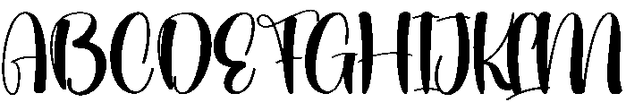 Shabby Regular otf (400) Font UPPERCASE