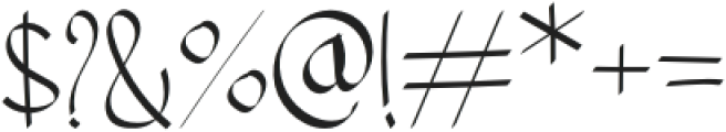 Shabrina-Regular otf (400) Font OTHER CHARS