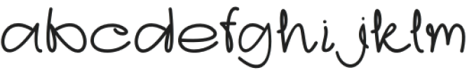 Shachrist Regular otf (400) Font LOWERCASE