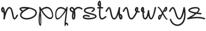 Shachrist Regular otf (400) Font LOWERCASE