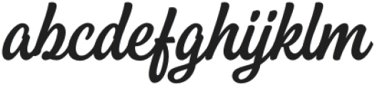 Shackie Handpainted Italic otf (400) Font LOWERCASE