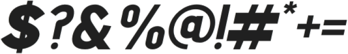 Shackle Black Italic otf (900) Font OTHER CHARS