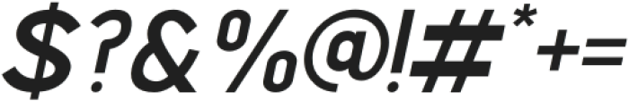 Shackle Medium Italic otf (500) Font OTHER CHARS