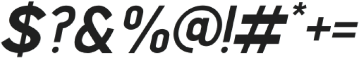 Shackle Semi Bold Italic otf (600) Font OTHER CHARS