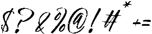 Shade Crush otf (400) Font OTHER CHARS