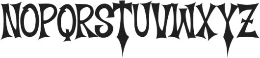 Shadow Haunt otf (400) Font LOWERCASE