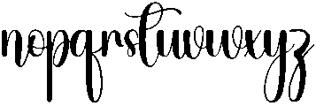 Shadow Regular otf (400) Font LOWERCASE