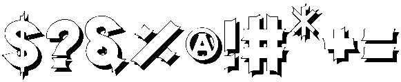 Shadow otf (400) Font OTHER CHARS