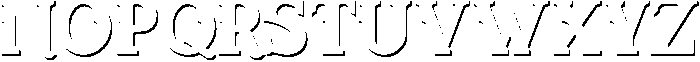 Shadow otf (400) Font UPPERCASE