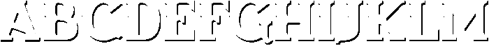 Shadow otf (400) FONT