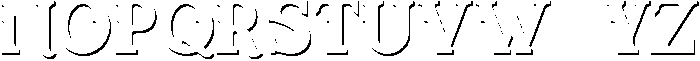 Shadow otf (400) Font LOWERCASE